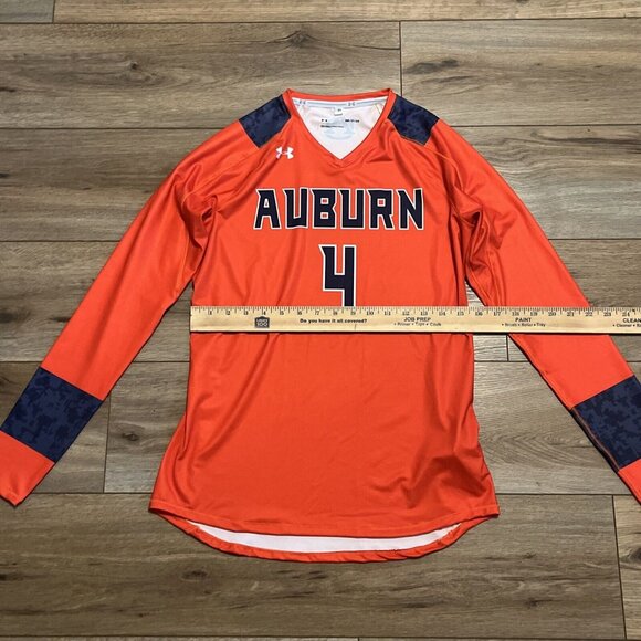 Women's Under Armour Auburn Tigers Volleyball Jersey SZ Small Orange UJVJG4W - Picture 6 of 11
